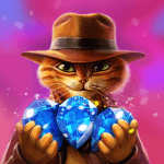 Indy Cat: Match 3 Adventure Icon
