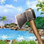 Woodcraft Island Survival Logo